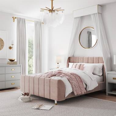 Little seeds monarch hill ambrosia pink full size store upholstered bed